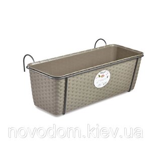 Комплект балконний Natural, прямокутний, з автополивом, 9,2 л (75853)