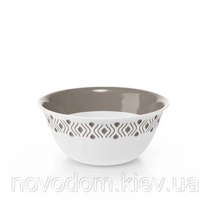 Миска TOSCA d23 см біло-сіра (55050)
