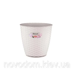 Вазон круглий NATURAL, 1.1 л, 14см (73450)
