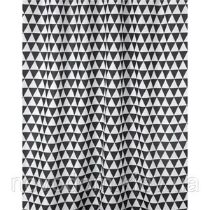 Шторка для ванної TXT PLAIN +кільця (06880)