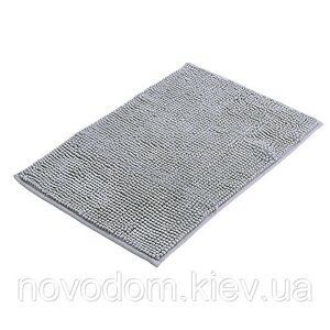 Килимок для ванно Bisk Basic 6 Chenille сірий (07894)