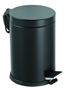 Корзина металева з педаллю чорна 12л 815S U (Уцінка)