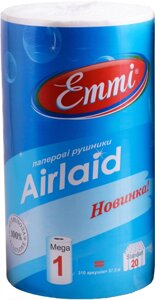 Рушник рулонний універсальний віскозній 37.5 метрів Emmi Airlaid