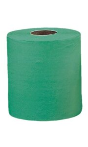 Промислові паперові рушники для протирання зелені одношарові Econom UKZ001