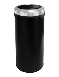 Корзина металева з поворотною кришкою PRACTICAL чорна 27л 805S