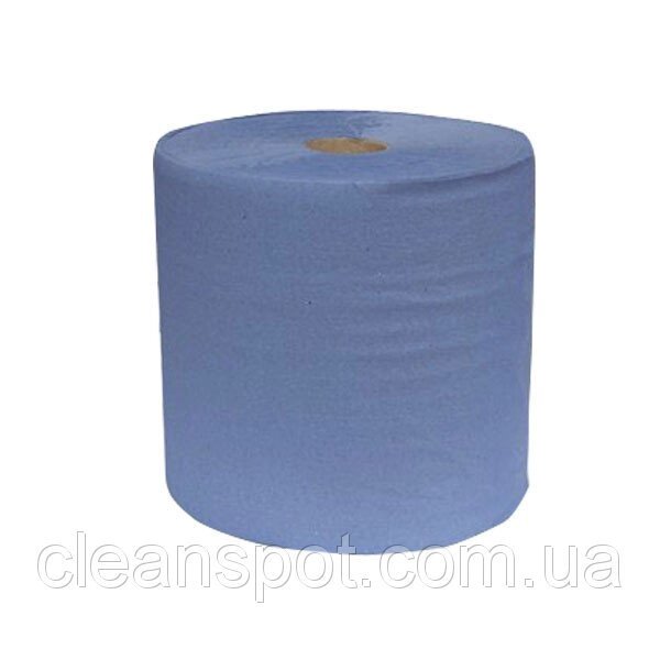 Промисловий рушник паперовий блакитний 3шар тисяча відрівів 37см Eco Point - вартість