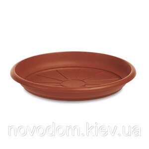 Піддон пластиковий Linea Mediterraneo, 88 см круглий, теракот (83880)