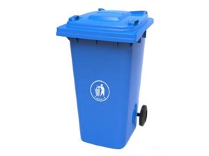 Контейнер для сміття 120л синій 120 літрів в Києві от компании CleanSpot - професійний вибір санітарно-гігієнічного приладдя