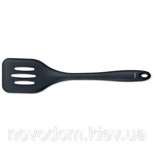 Лопатка силиконовая с прорезями KELA Tom, 29 см, черная (12624)
