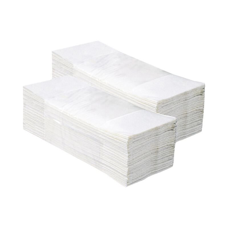 Рушники паперові Листові Merida PZ33 білі, 2-х шарові від компанії CleanSpot - професійний вибір санітарно-гігієнічного приладдя - фото 1