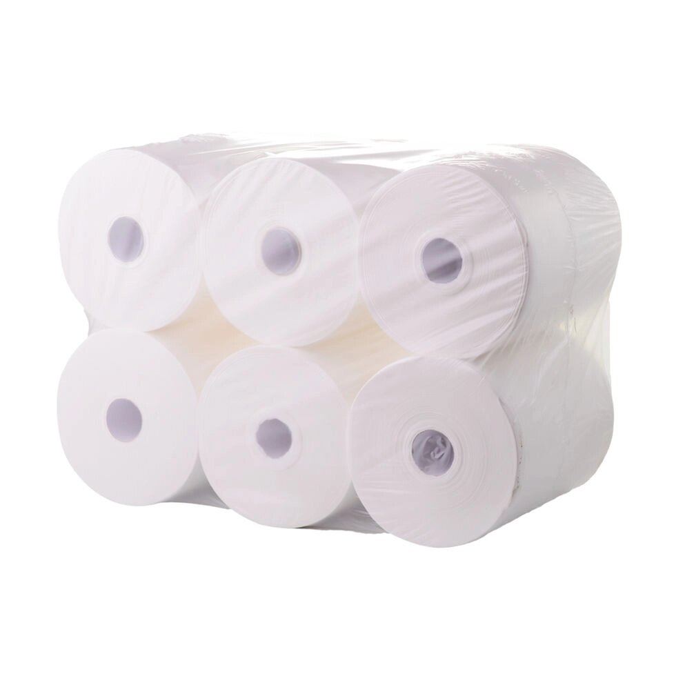 Рушники паперові рулонні білі автомати 2-шарові реціклінг 150 м від компанії CleanSpot - професійний вибір санітарно-гігієнічного приладдя - фото 1