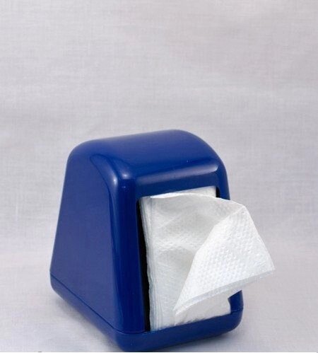 Тримач серветок столових синій настільний ДСС від компанії CleanSpot - професійний вибір санітарно-гігієнічного приладдя - фото 1