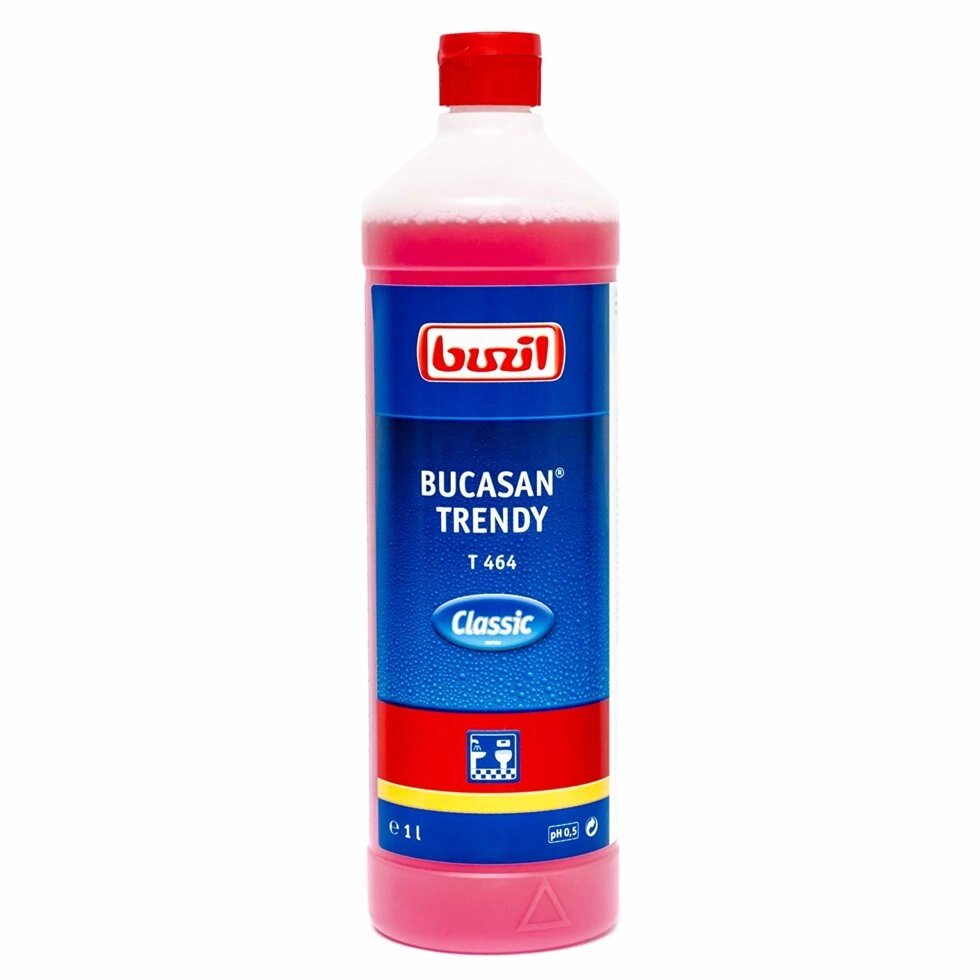 Засіб для чищення санвузлів на основе амідосульфоновой кислоти Buzil Bucasan trendy від компанії CleanSpot - професійний вибір санітарно-гігієнічного приладдя - фото 1