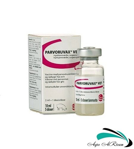 Вакцина Парворувакс 10 мл, 5 доз , проти парвовирусной інфекції та бешихи свиней, Сeva (Франція)