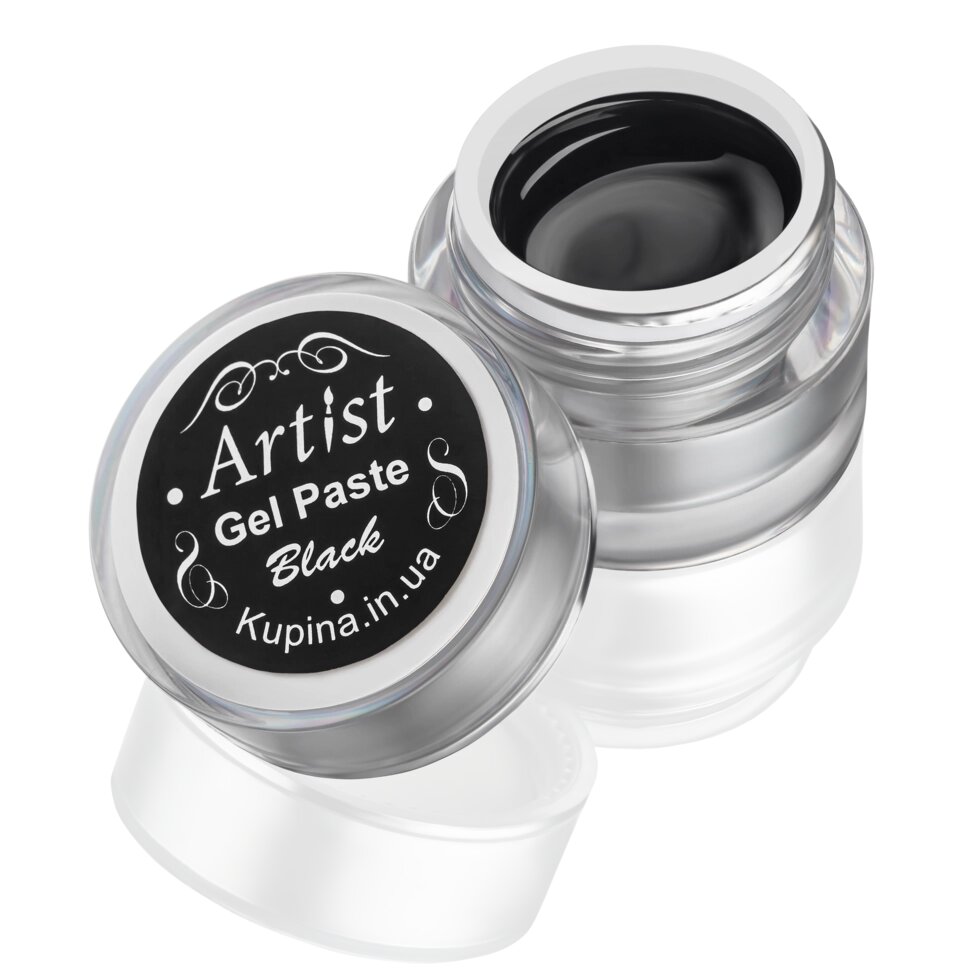 Gel - Paste (Black) — «Artist» | Гель - паста (Чорна) від компанії Інтернет магазин студії «Чарівний нігтик» - фото 1