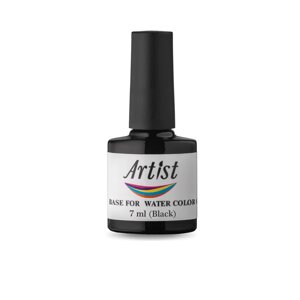 Base for water color gel / База под аква-гели (Black) - "Artist" 7 ml.