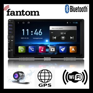 Автомагнітола 2 din android WiFi bluetooth gps Fantom Fp-7094