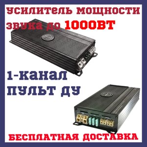 Автомобільний звуковий підсилювач моноблок для сабвуфера DECKER PS 1.1000 1000 Вт