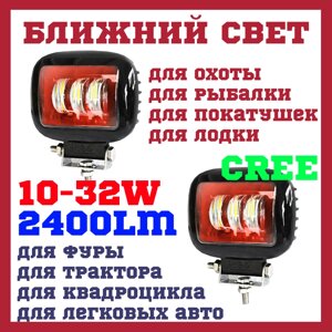 WL100 Світлодіодні фари раб. світла WL-F1R CREE-3 30 W SP Ближнє світло