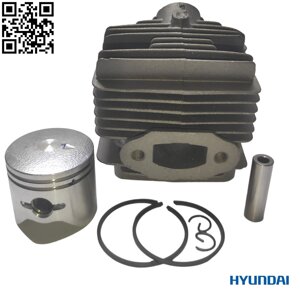 Циліндр з поршнем Hyundai 265 Champion T252 Daewoo Mitsubishi Zenoah BG260 1E34F 4C-60 поршнева група для бензокос ЦПГ