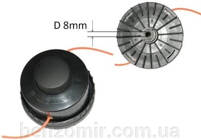 Головка косильна для електротримерів малої потужності (D=8 мм) від компанії БензоМир - фото 1