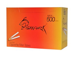 Гільзи для сигарет 03009 Shark, 8 мм, уп-ка 500 шт.