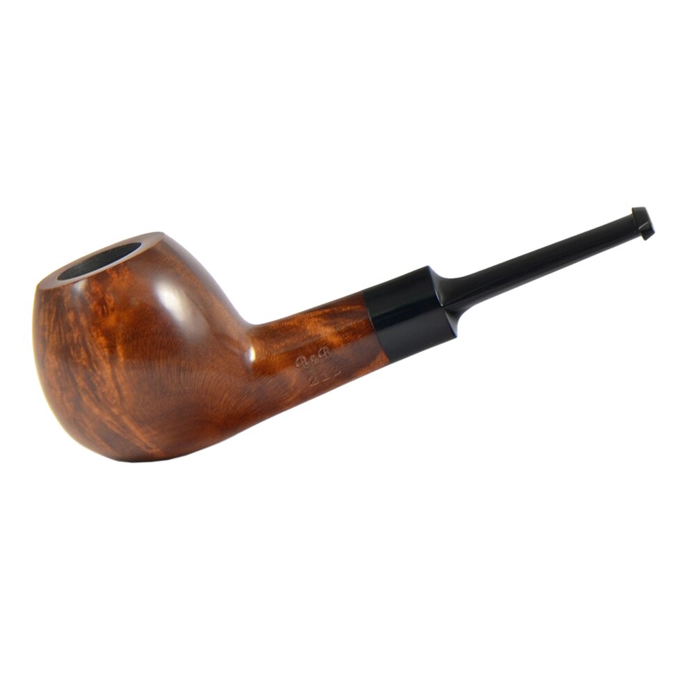 Курильна трубка B&B Бріар № 213 Brown (фільтр 9 мм) від компанії PIPES - фото 1