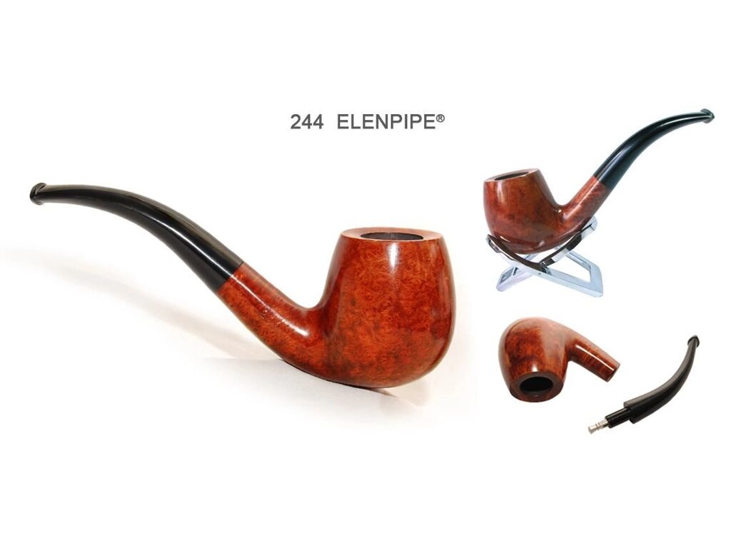 Курильна трубка Elenpipe 244 Верес (без фільтра) від компанії PIPES - фото 1