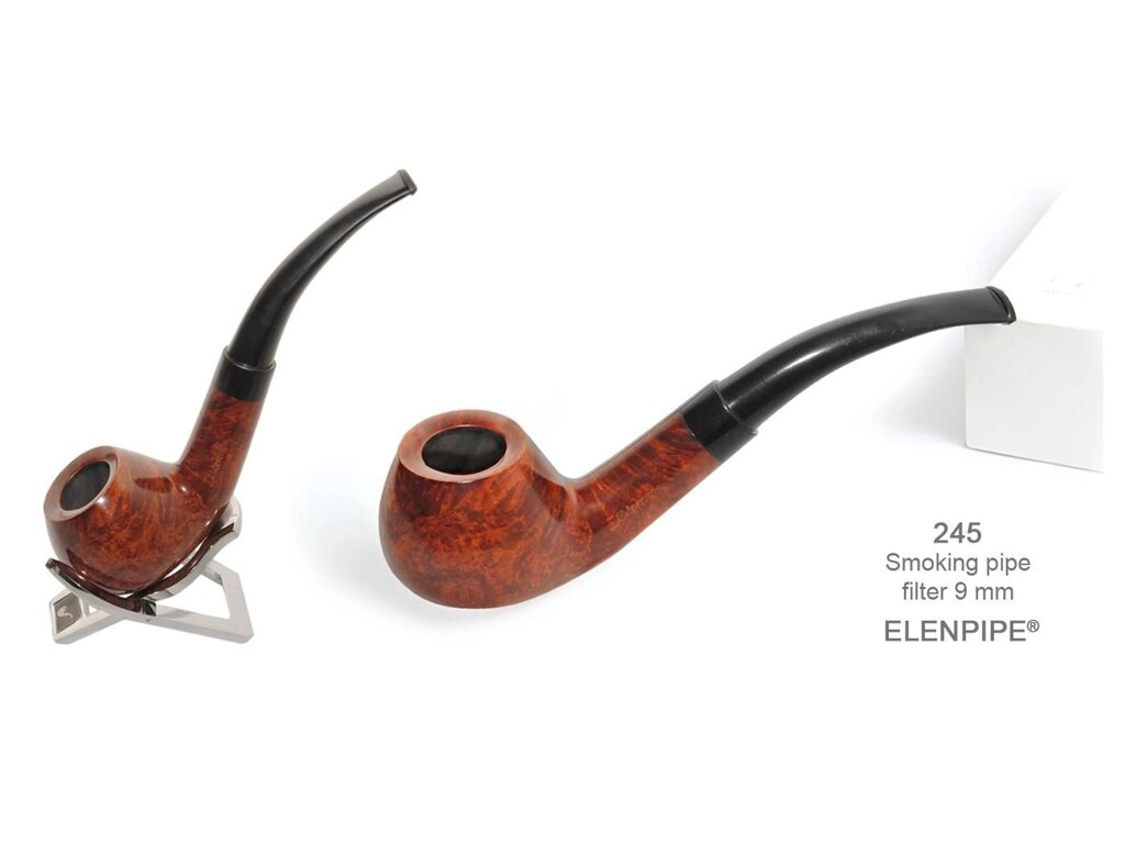 Курильна трубка Elenpipe 245 Верес (фільтр 9 мм) від компанії PIPES - фото 1