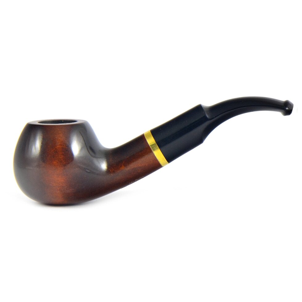 Курильна трубка Mr. Brog - груша - 23 Knolle Gold (фільтр 9 мм) від компанії PIPES - фото 1