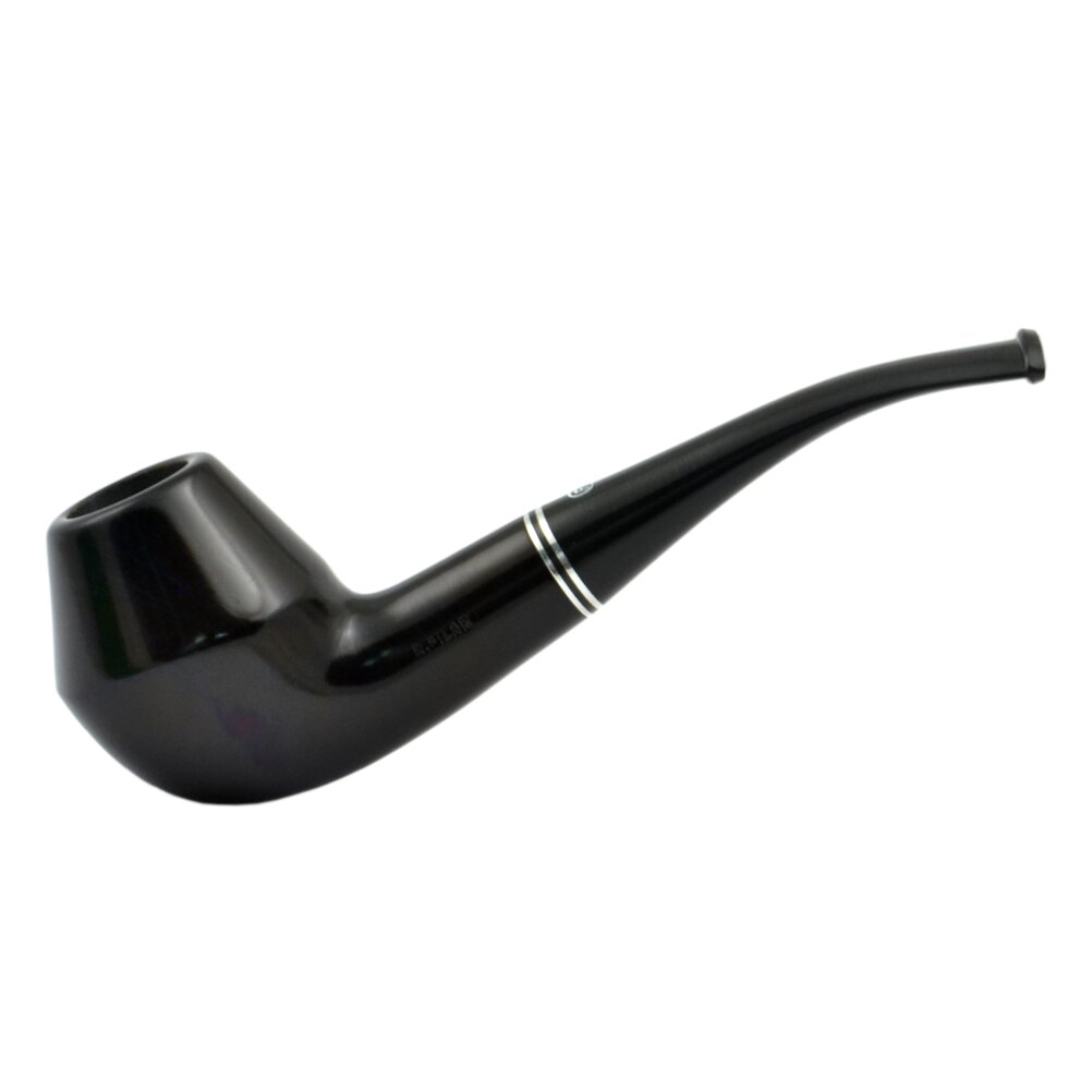 Курильна трубка R. Filar 232 Black (фільтр 9 мм) від компанії PIPES - фото 1