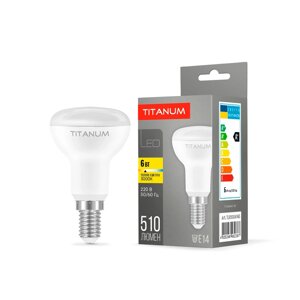 LED лампа titanum R50 6W E14 3000K