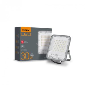 LED прожектор premium VIDEX F2 30W 5000K AC/DC12-48V