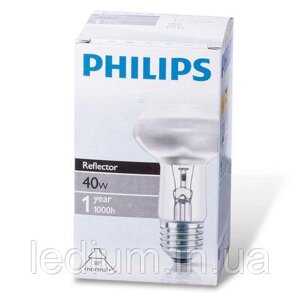 Лампа розжарювання рефлекторна Philips R63 40 Ватт Е 27