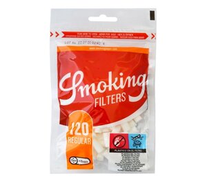 Фільтри для самокруток 43402 Smoking Regular Orange 8 мм, 100 шт