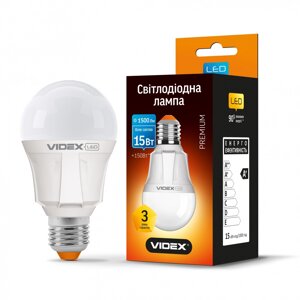 LED лампа VIDEX A60 15W E27 4100K