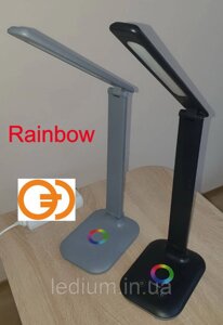 Світлодіод настільної лампи з нижнім сірим RGB