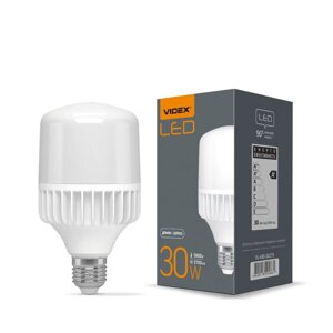 LED лампа VIDEX A80 30W E27 5000K 220V в Запорізькій області от компании PIPES