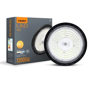 LED світильник висотний ХайБей VIDEX 100W 5000K 12000Lm 220V чорний