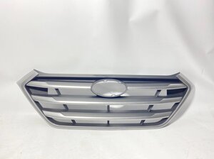 Решітка радіатора SILVER HYUNDAI TUCSON (2016-18), (86350-D3000-GAL), (Нова запчастина. Неоригінал високого