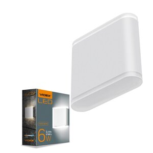 LED Світильник архітектурний IP54 AR06 VIDEX 6W 2700K Білий