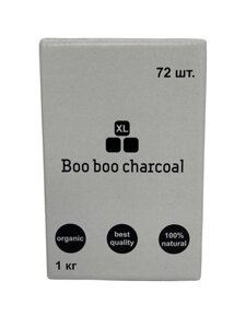 Вугілля для кальяну кокосовий Boo Boo 72 кубики