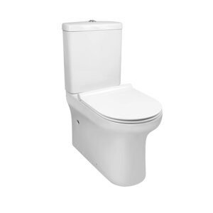Туалет-туалет без зернових туалетів з м'яким закріпленим QT2122C665PW сидіннями