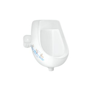 Піссуар підвісний дитячий Qtap Baby 420х300х465 White з малюнком QT2388U460EWD