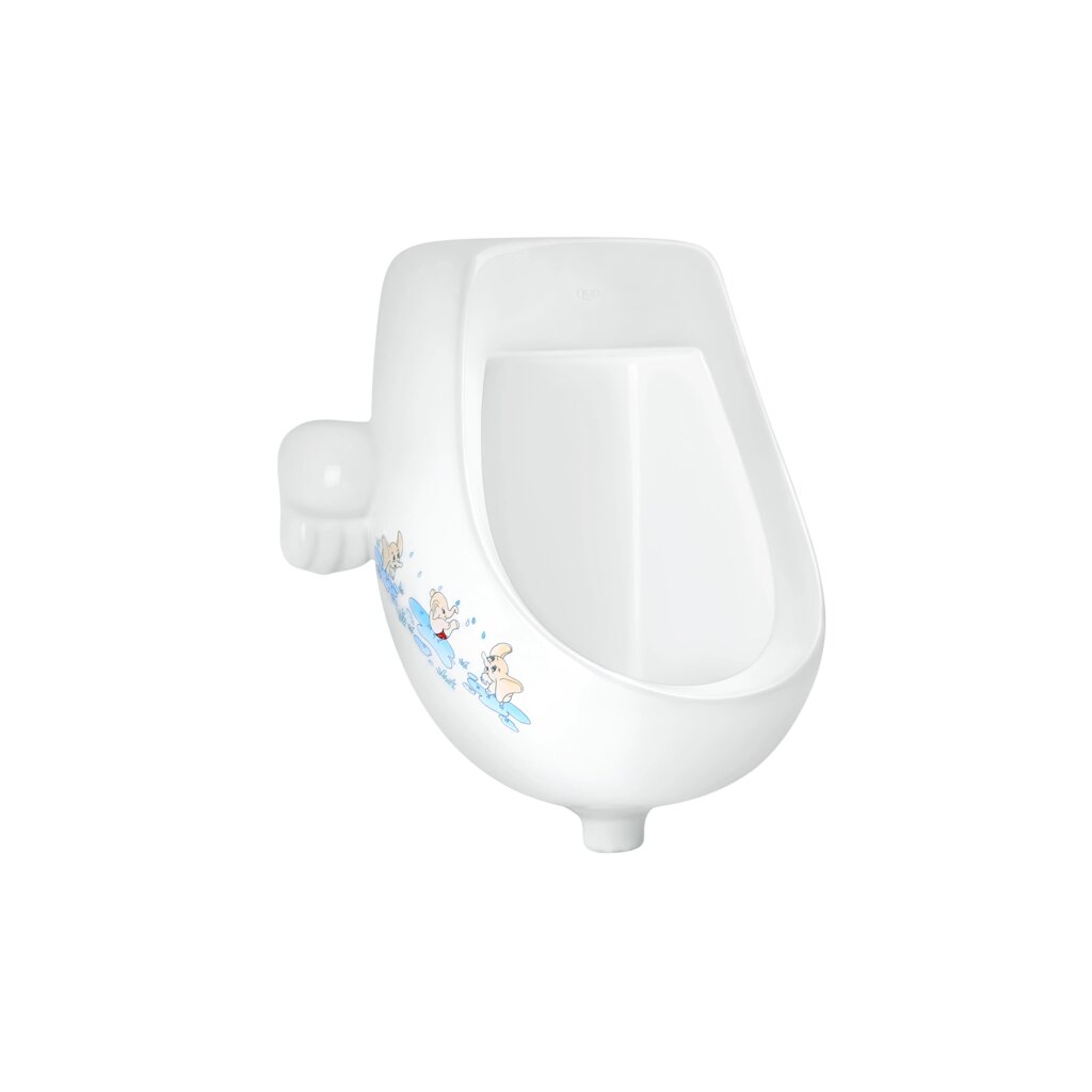 Піссуар підвісний дитячий Qtap Baby 420х300х465 White з малюнком QT2388U460EWD від компанії Romashka - фото 1