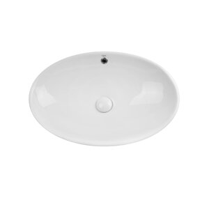 Sink-Cach Qtap Dove 625x415x150 білий з нижнім клапаном QT061130777w