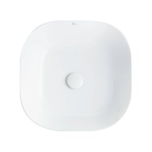 Раковина-чаша Qtap Kolibri 430х430х150 White із донним клапаном QT1011K396W