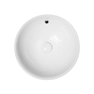 Раковина-чаша Qtap Robin 410х410х180 White з донним клапаном QT1311A004W