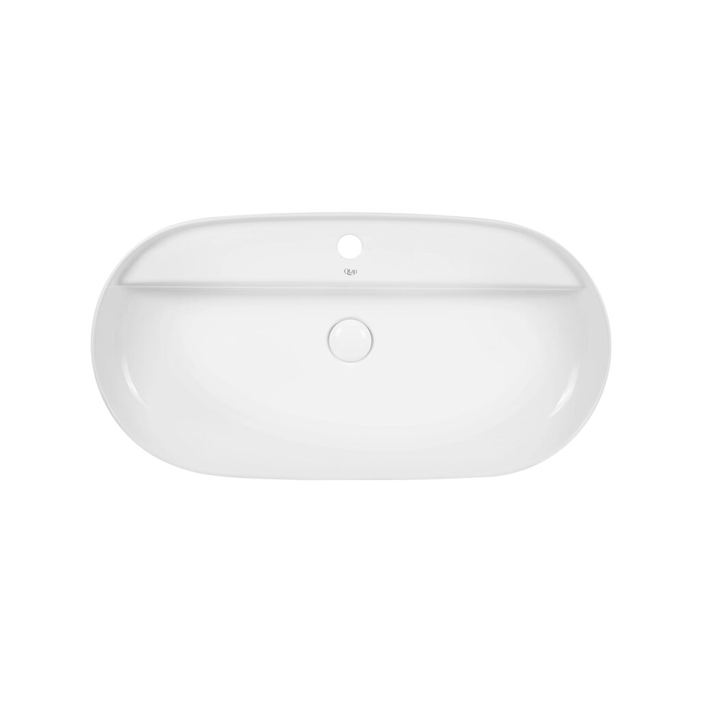 Раковина-чаша Qtap Scorpio 815х410х135 White з донним клапаном QT142203PW від компанії Romashka - фото 1