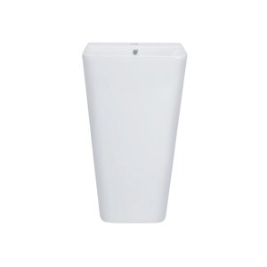 Раковина плитна моноблок Qtap Tern 440х380х830mm White з донним клапаном QT1711G302W